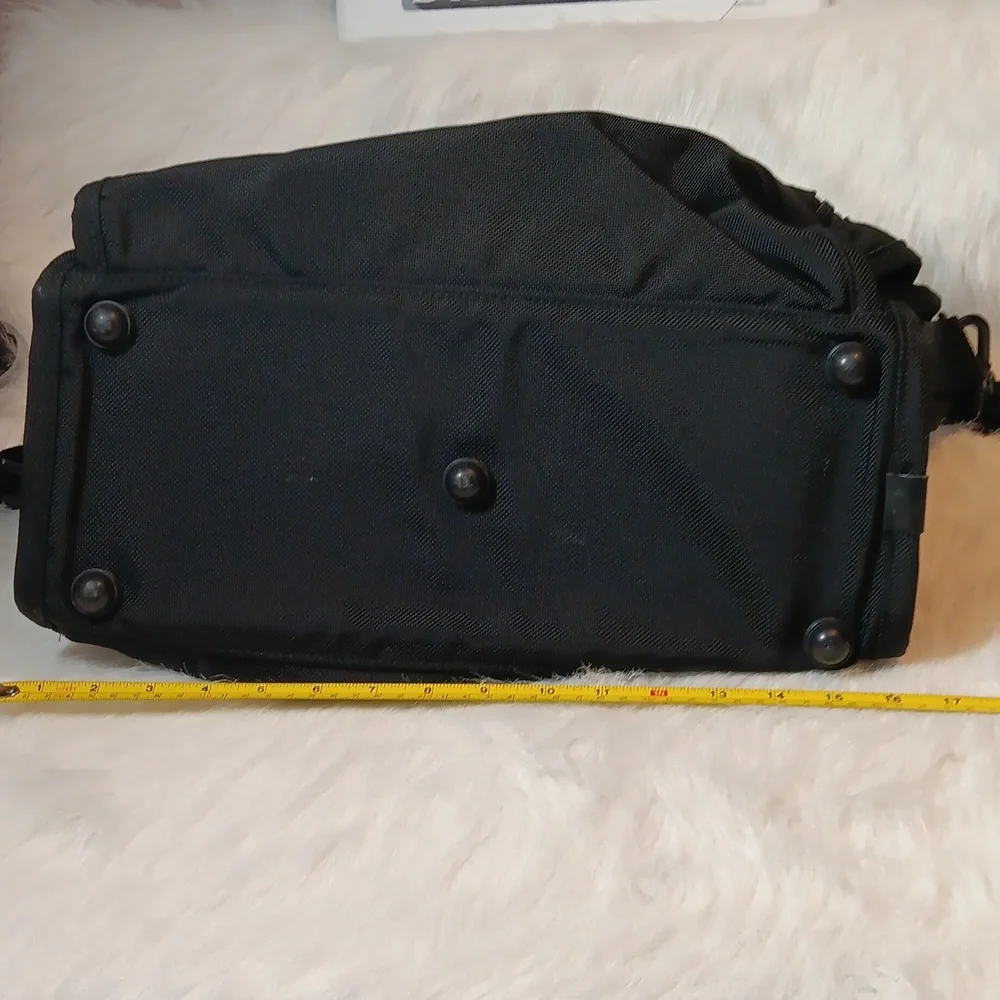Tumi Alpha  Black Ballistic Nylon Bag